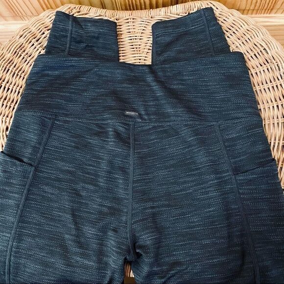 NWOT Mondetta grey brushed jacquard eco legging S - Picture 2 of 6